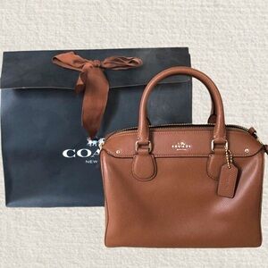 COACH Pebbled Leather Crossbody
